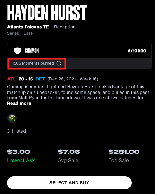 NFL ALL DAY Pack Burn Feature – NFL ALL DAY